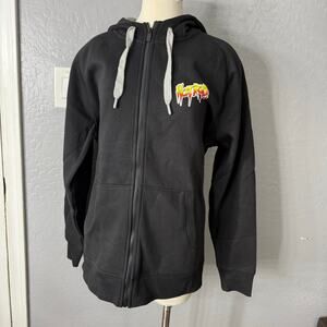 WWE Men's Antigua Black "Rowdy" Roddy Piper Victory Full-Zip Hoodie, XL